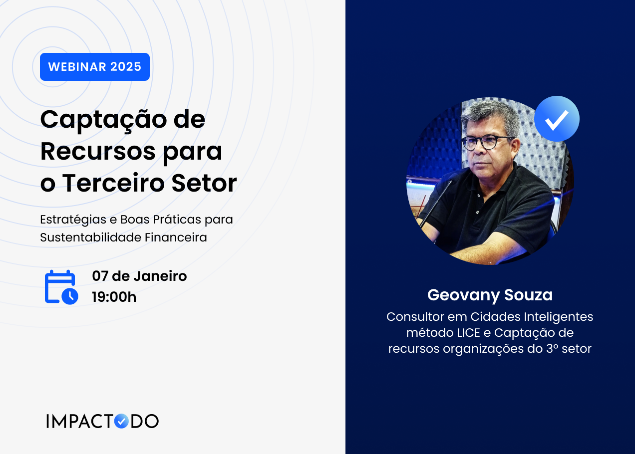 Webinar: Captação de Recursos para o Terceiro Setor image